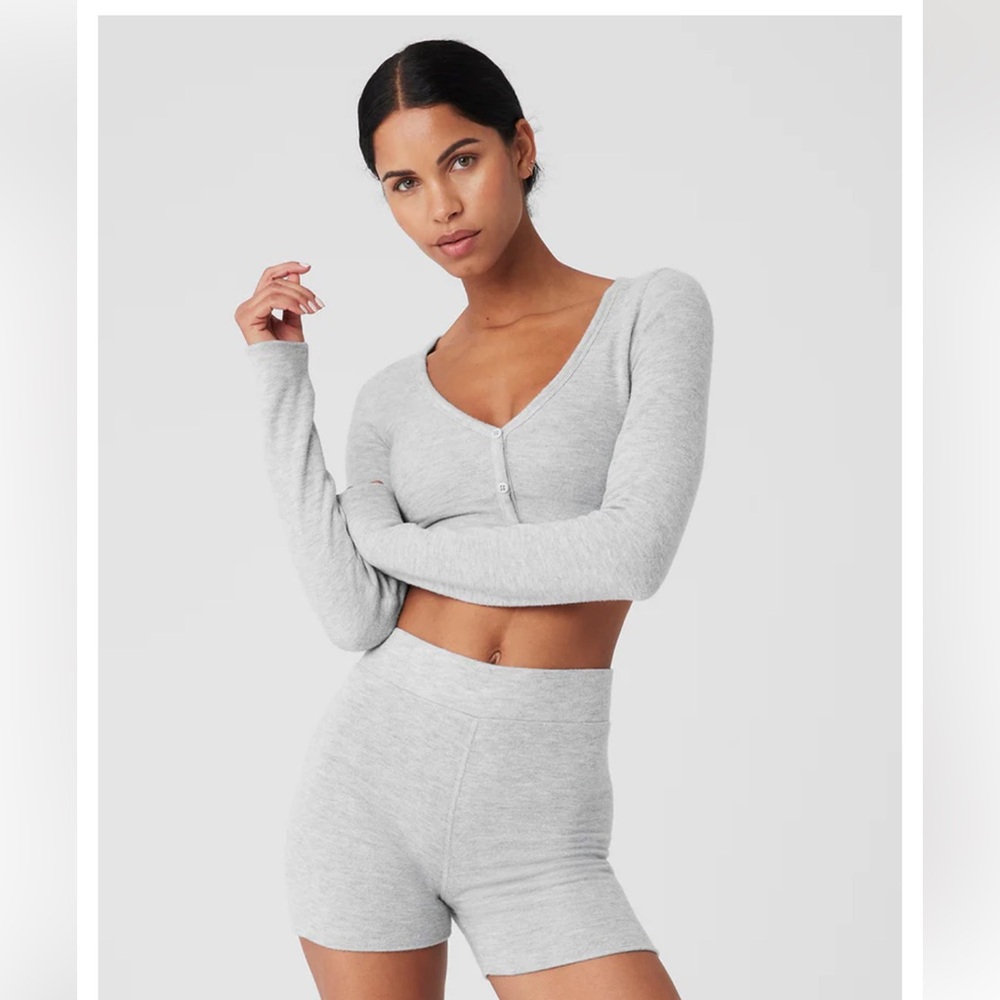 Alo long sleeve cardigan top
